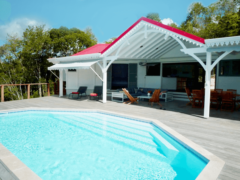 Location villa ile marie-galante piscine luxe