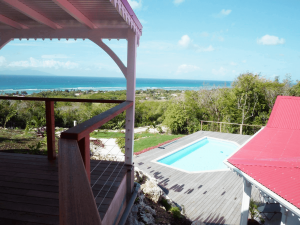 Villa inattendue Marie-Galante vue piscine